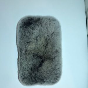 A fuzzy phone case